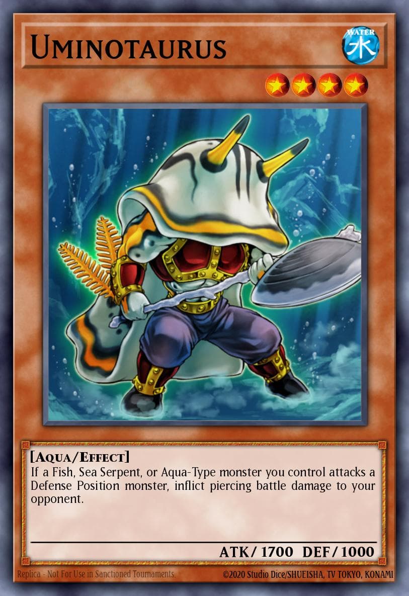 Carte Yu-Gi-Oh! Uminotaurus #101 — Battle Pack 3: Monster League