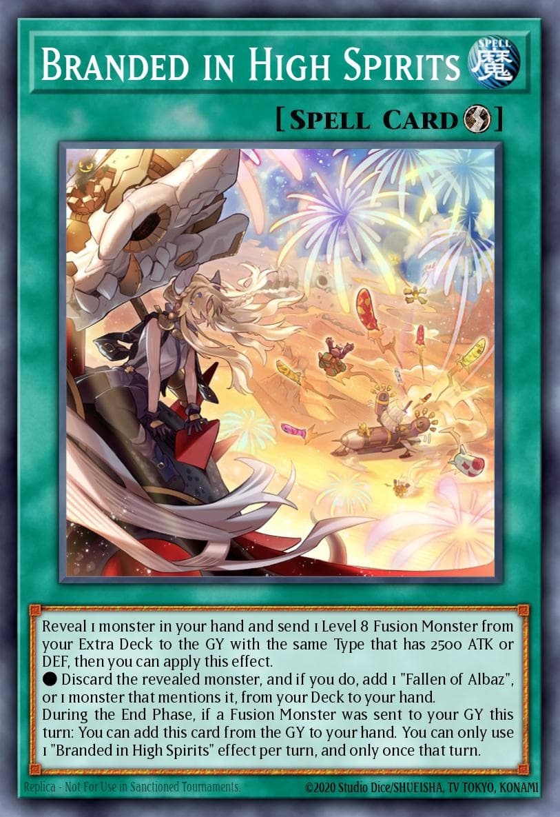 Carte Yu-Gi-Oh! Branded in High Spirits #055 — Burst of Destiny