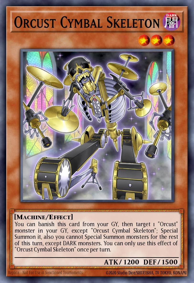 Carte Yu-Gi-Oh! Orcust Cymbal Skeleton #084 — Battles of Legend: Monster Mayhem