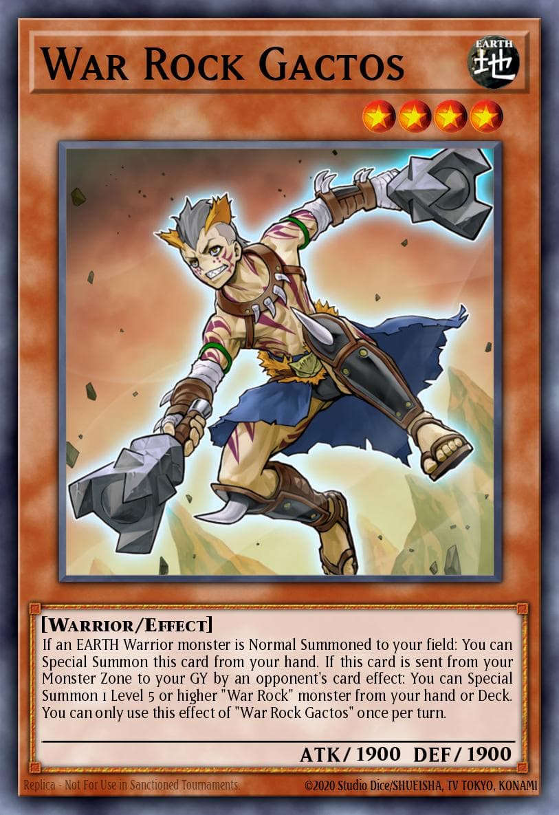 Carte Yu-Gi-Oh! War Rock Gactos #094 — Blazing Vortex
