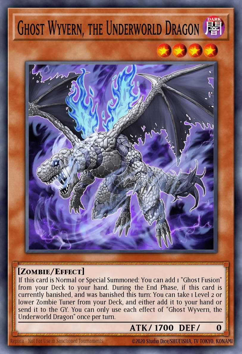 Carte Yu-Gi-Oh! Ghost Wyvern, the Underworld Dragon #025 — Battles of Legend: Monstrous Revenge
