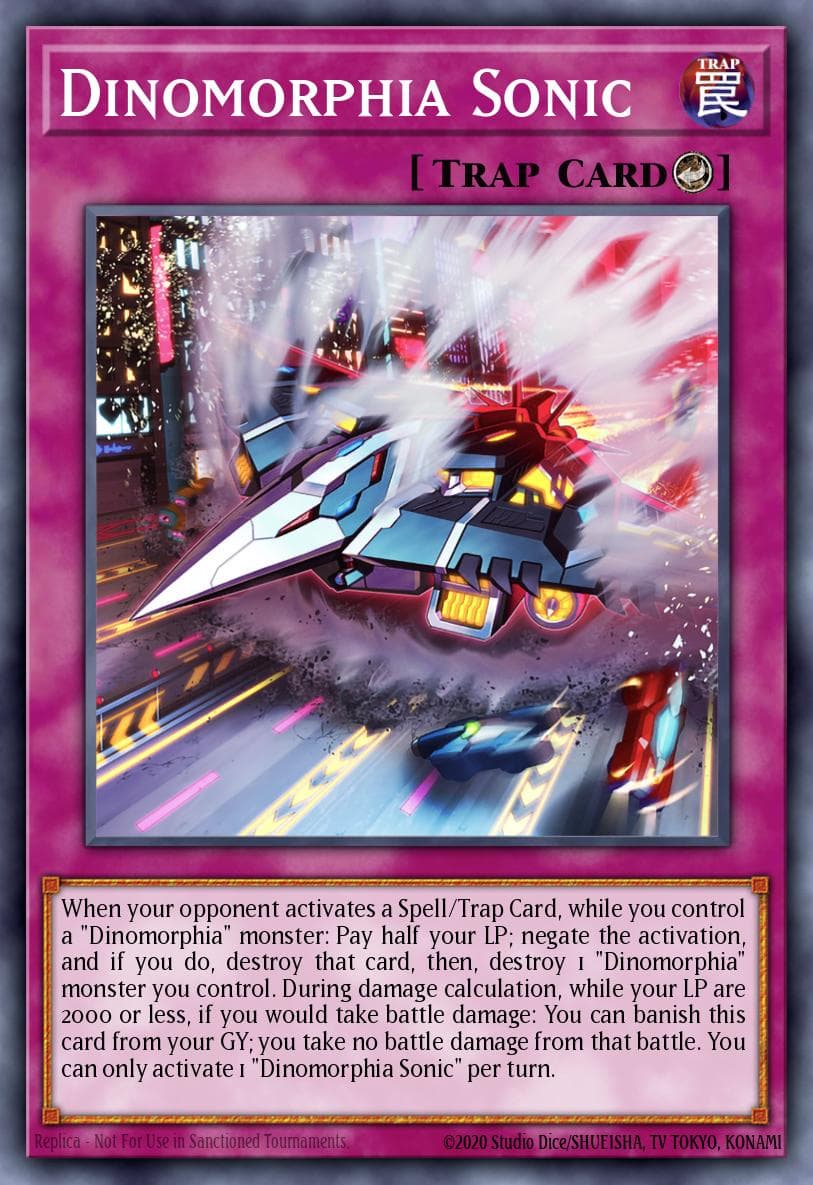 Carte Yu-Gi-Oh! Dinomorphia Sonic #072 — Battle of Chaos