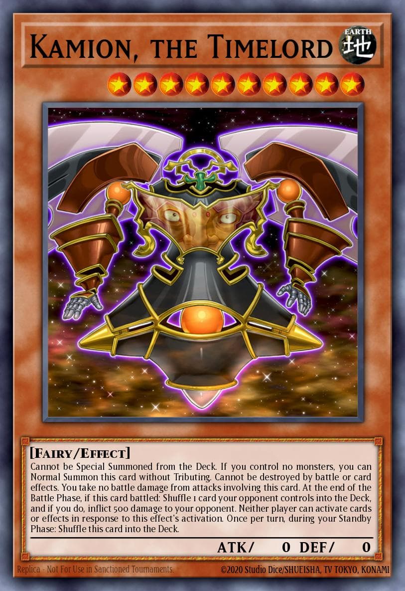 Carte Yu-Gi-Oh! Kamion, the Timelord #034 — Battles of Legend: Light's Revenge