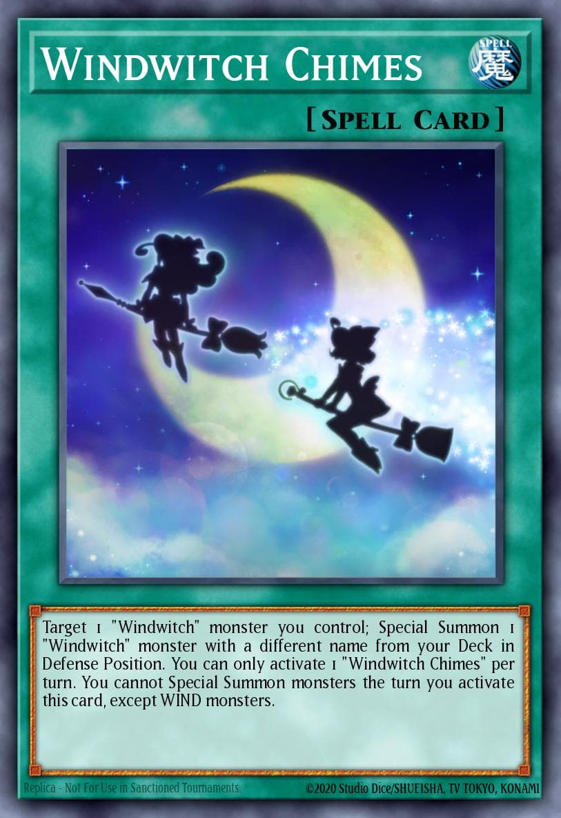 Carte Yu-Gi-Oh! Windwitch Chimes #059 — Blazing Vortex