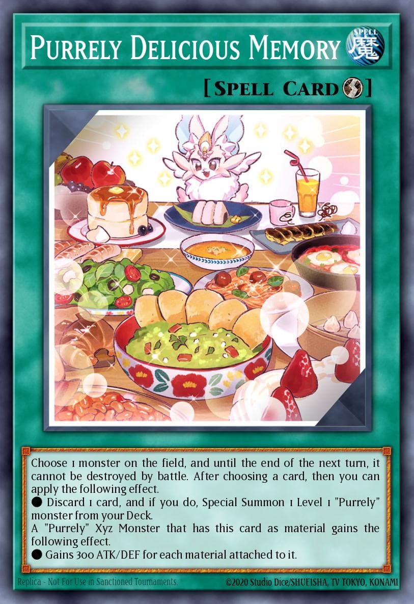 Carte Yu-Gi-Oh! Purrely Delicious Memory #023 — Amazing Defenders