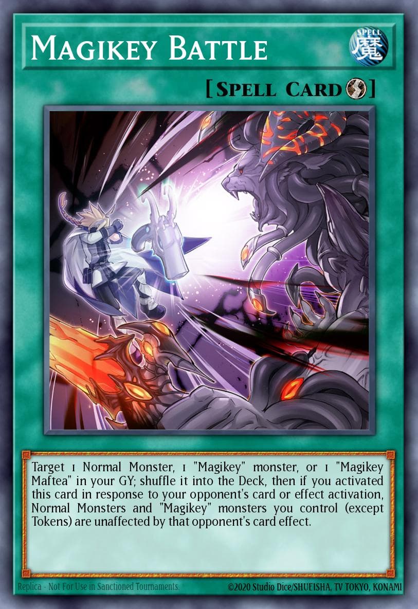 Carte Yu-Gi-Oh! Magikey Battle #062 — Burst of Destiny