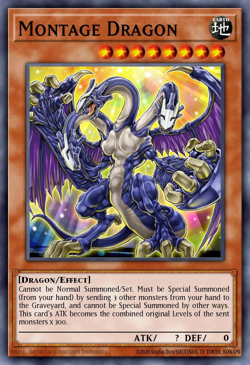 Carte Yu-Gi-Oh! Montage Dragon #023 — War of the Giants: Round 2