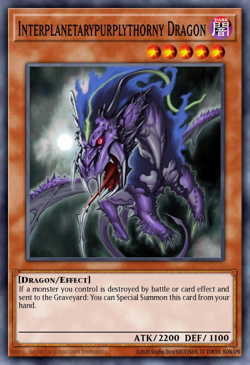 Carte Yu-Gi-Oh! Interplanetarypurplythorny Dragon #004 — Astral Pack Two