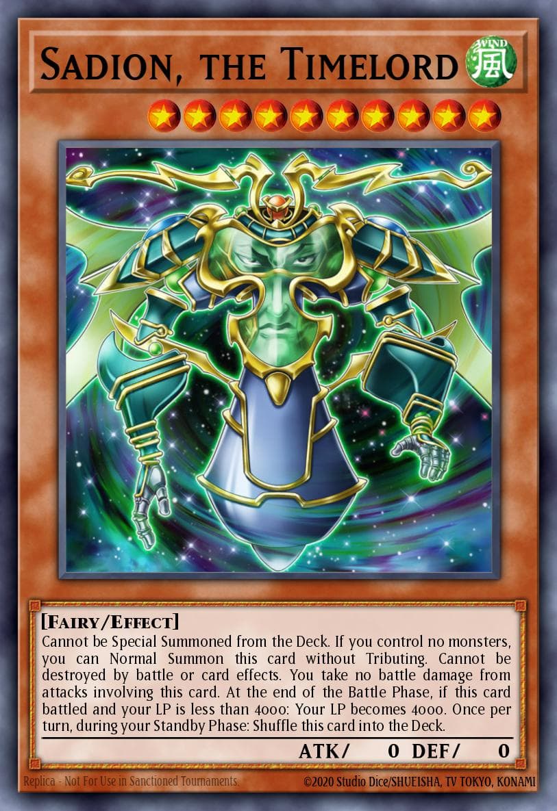 Carte Yu-Gi-Oh! Sadion, the Timelord #033 — Battles of Legend: Light's Revenge