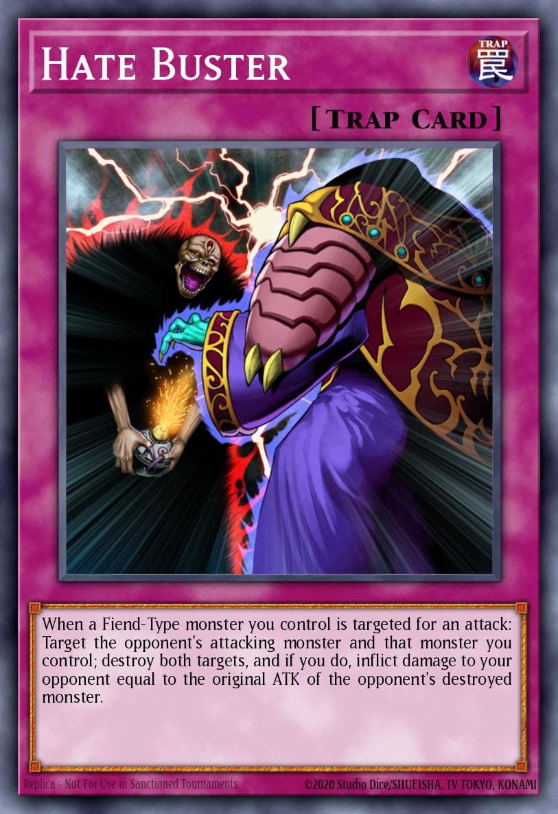 Carte Yu-Gi-Oh! Hate Buster #205 — Battle Pack 3: Monster League