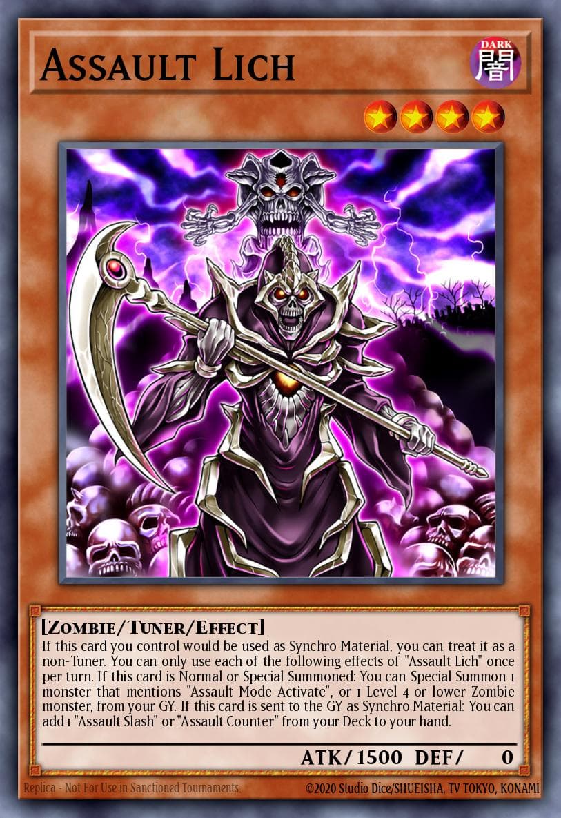 Carte Yu-Gi-Oh! Assault Lich #009 — Burst Protocol