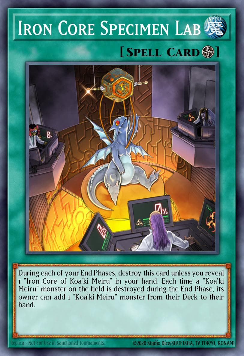 Carte Yu-Gi-Oh! Iron Core Specimen Lab #055 — Absolute Powerforce