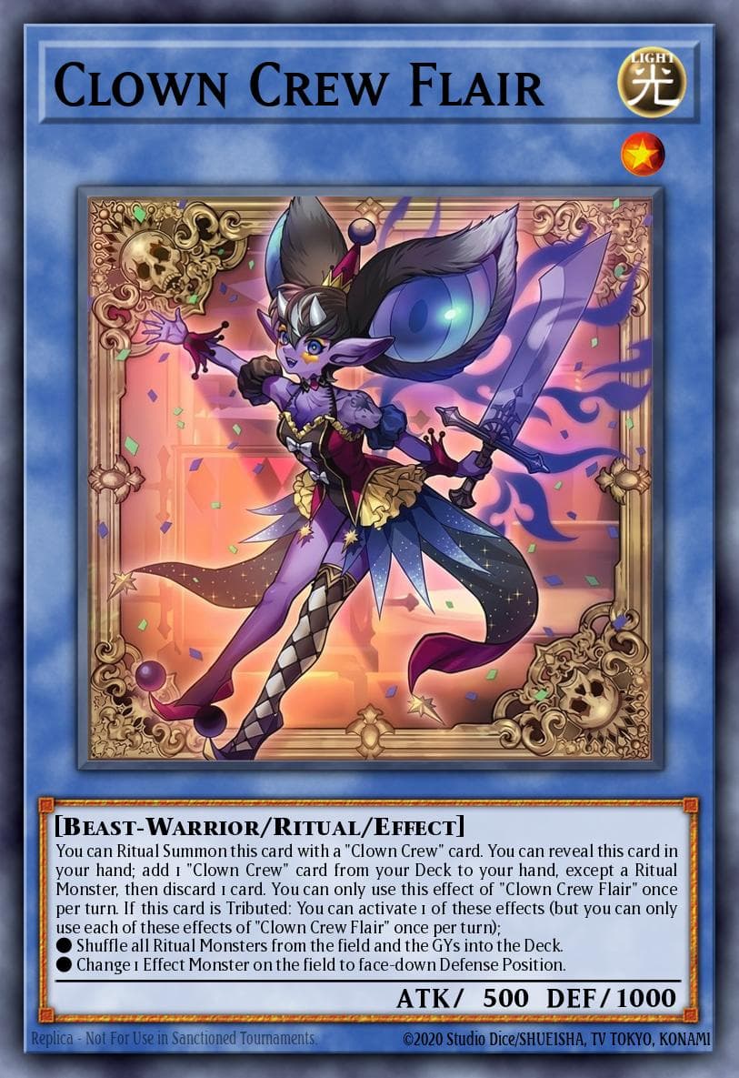 Carte Yu-Gi-Oh! Clown Crew Flair #029 — Blazing Dominion