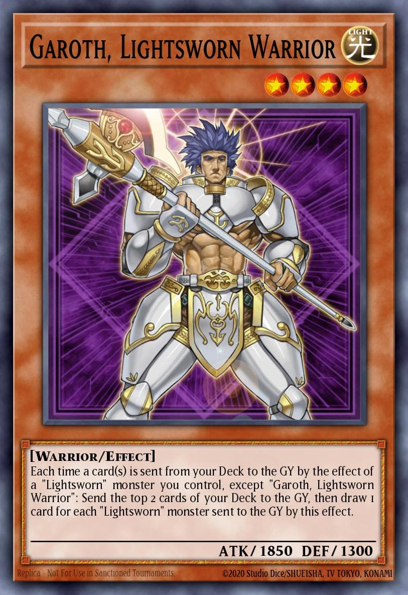 Carte Yu-Gi-Oh! Garoth, Lightsworn Warrior #037 — Battles of Legend: Light's Revenge