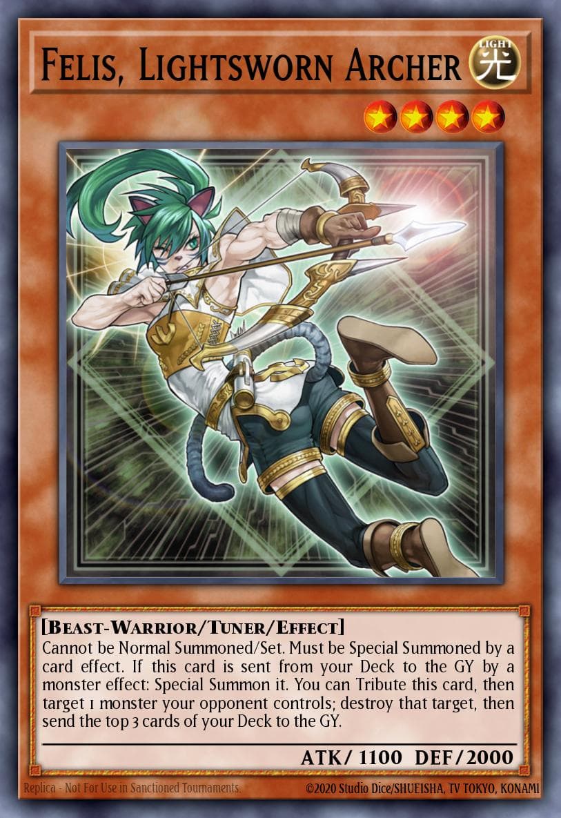Carte Yu-Gi-Oh! Felis, Lightsworn Archer #061 — Battles of Legend: Chapter 1
