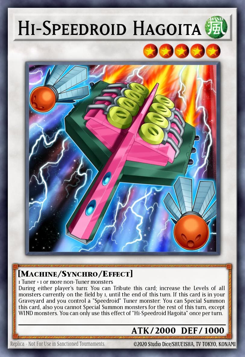 Carte Yu-Gi-Oh! Hi-Speedroid Hagoita #049 — Breakers of Shadow