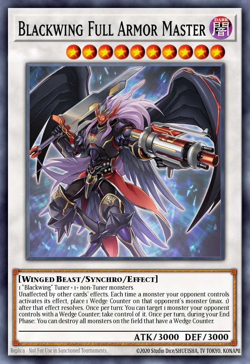Carte Yu-Gi-Oh! Blackwing Full Armor Master #064 — Battles of Legend: Crystal Revenge