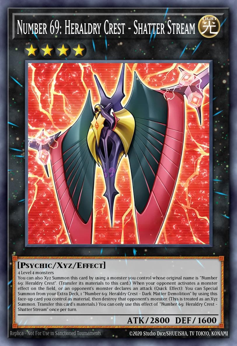 Carte Yu-Gi-Oh! Number 69: Heraldry Crest - Shatter Stream #045 — Alliance Insight