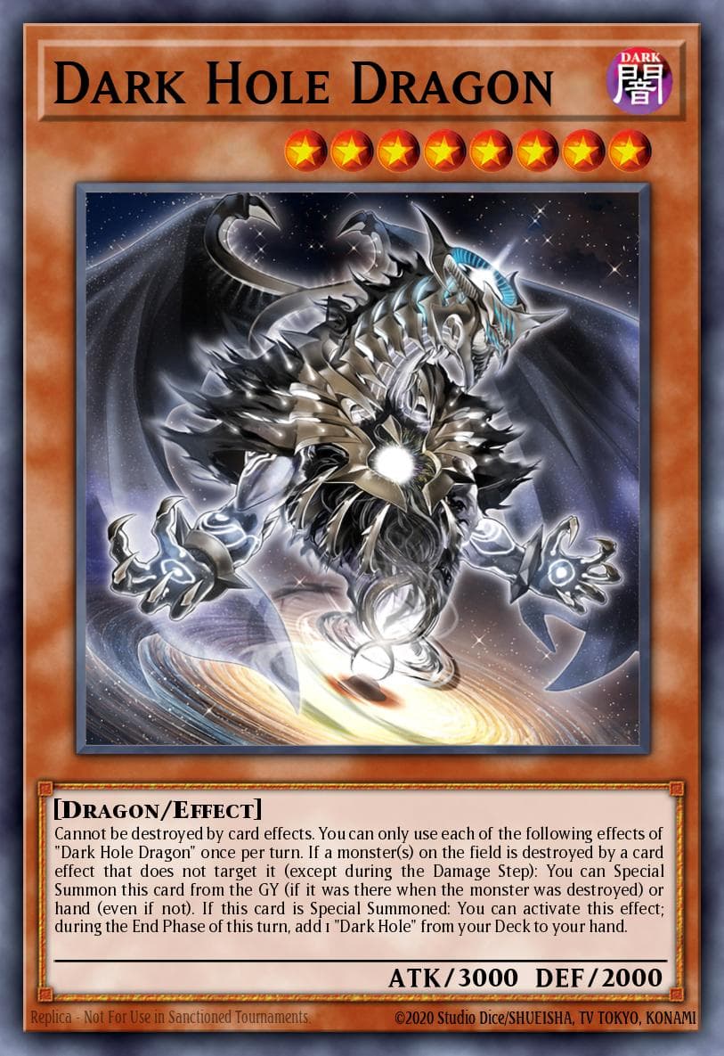 Carte Yu-Gi-Oh! Dark Hole Dragon #020 — Age of Overlord