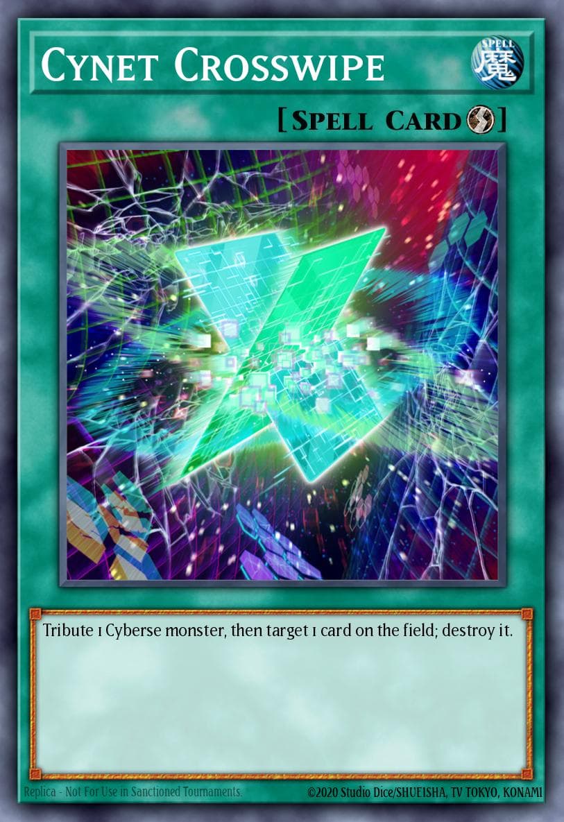 Carte Yu-Gi-Oh! Cynet Crosswipe #096 — Burst of Destiny