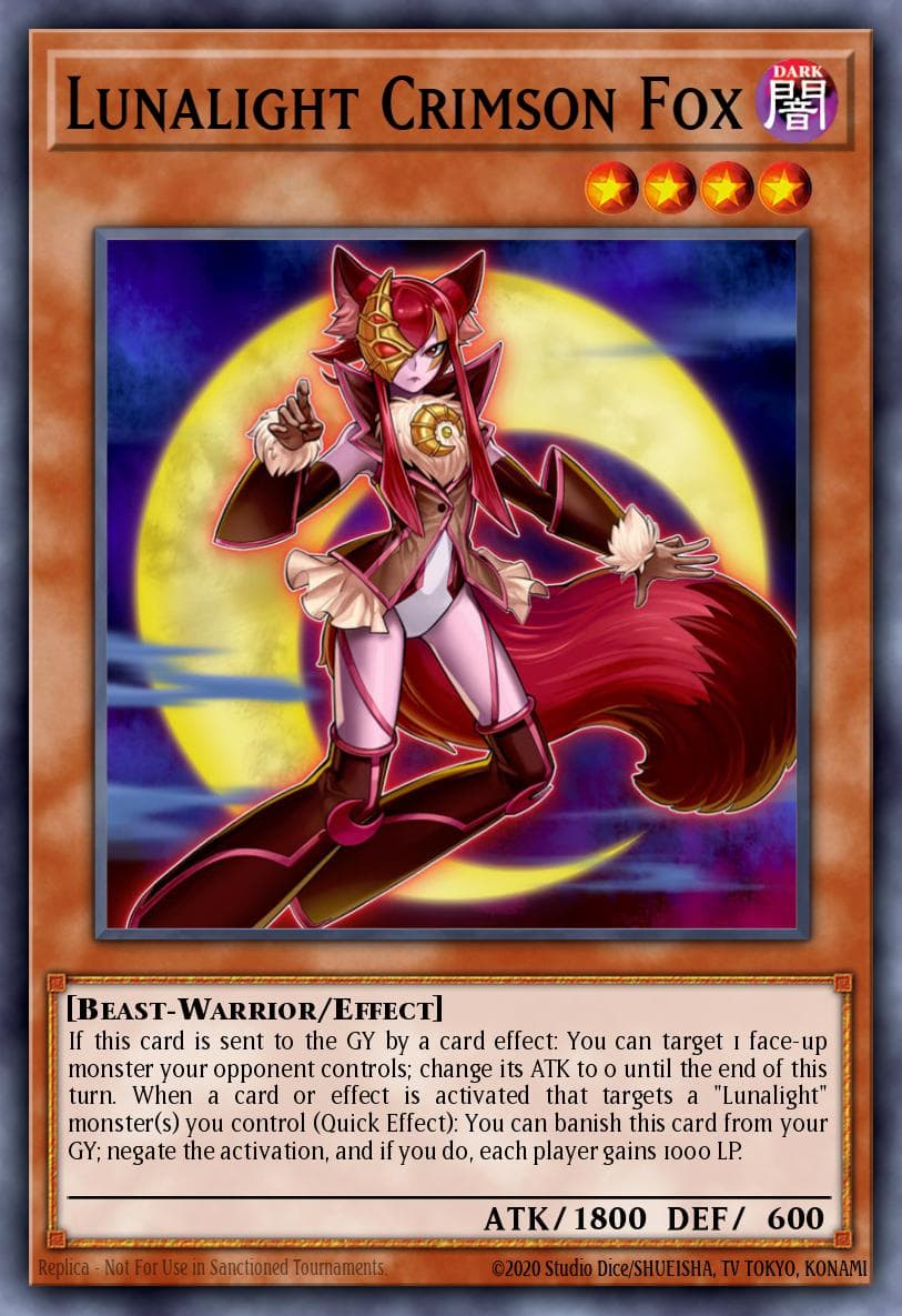 Carte Yu-Gi-Oh! Lunalight Crimson Fox #067 — Battles of Legend: Hero's Revenge