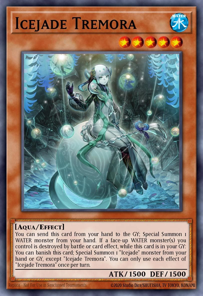 Carte Yu-Gi-Oh! Icejade Tremora #010 — Burst of Destiny