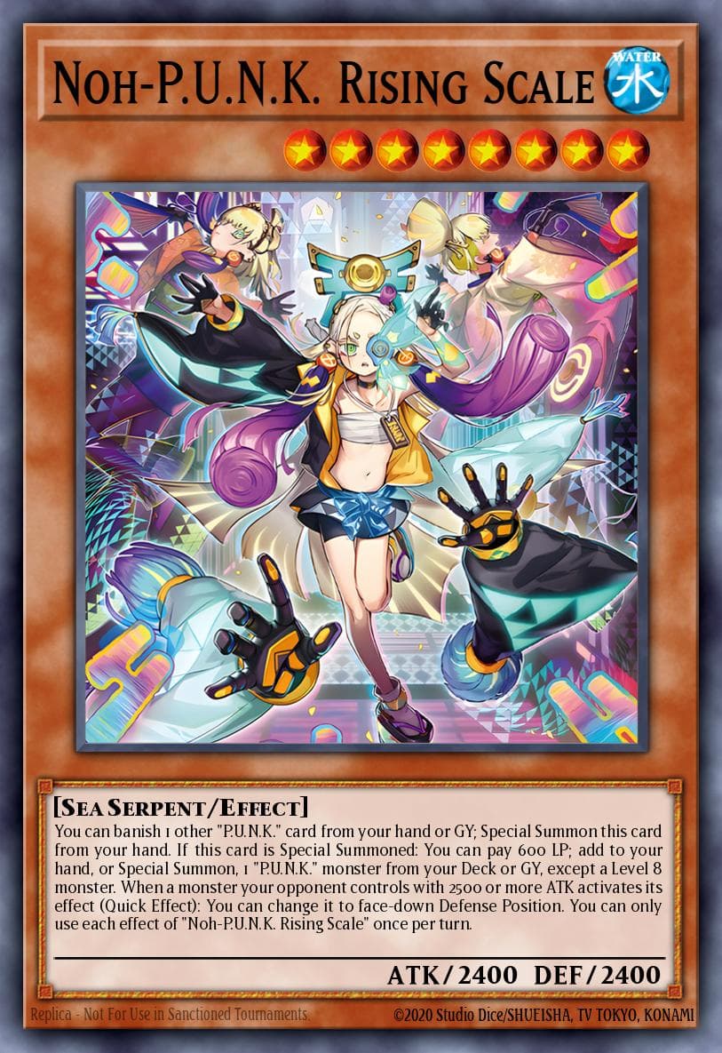 Carte Yu-Gi-Oh! Noh-P.U.N.K. Rising Scale #050 — Battles of Legend: Monster Mayhem
