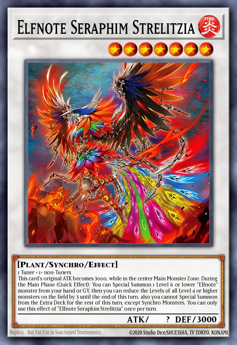 Carte Yu-Gi-Oh! Elfnote Seraphim Strelitzia #040 — Burst Protocol