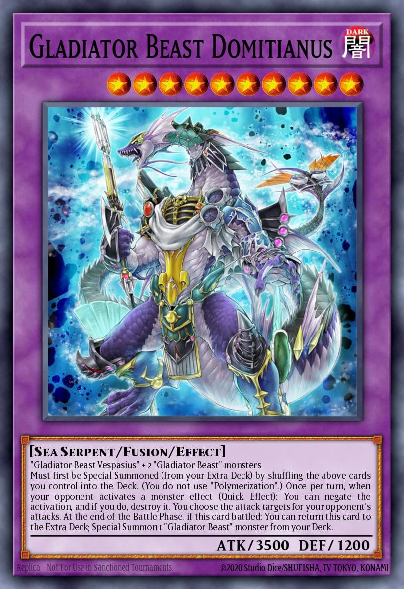 Carte Yu-Gi-Oh! Gladiator Beast Domitianus #033 — Chaos Impact