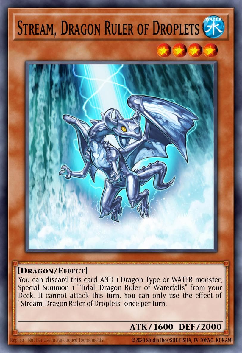 Carte Yu-Gi-Oh! Stream, Dragon Ruler of Droplets #122 — Battles of Legend: Monster Mayhem