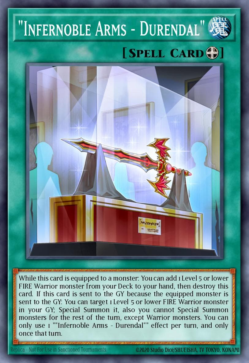 Carte Yu-Gi-Oh! "Infernoble Arms - Durendal" #042 — Amazing Defenders