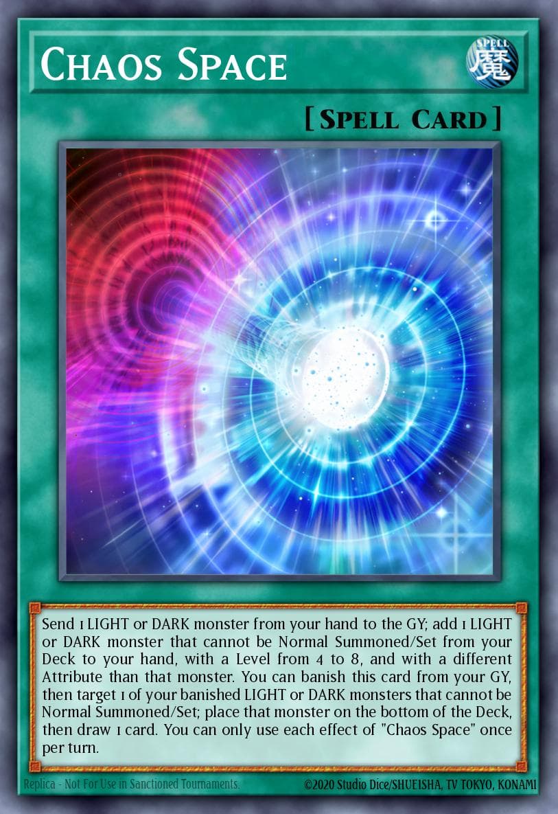Carte Yu-Gi-Oh! Chaos Space #073 — Battles of Legend: Crystal Revenge