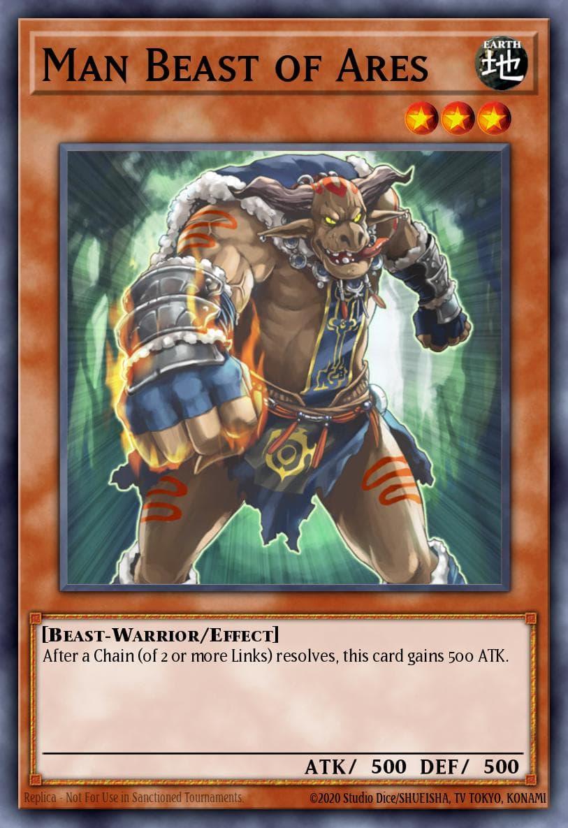 Carte Yu-Gi-Oh! Man Beast of Ares #030 — Cyberdark Impact