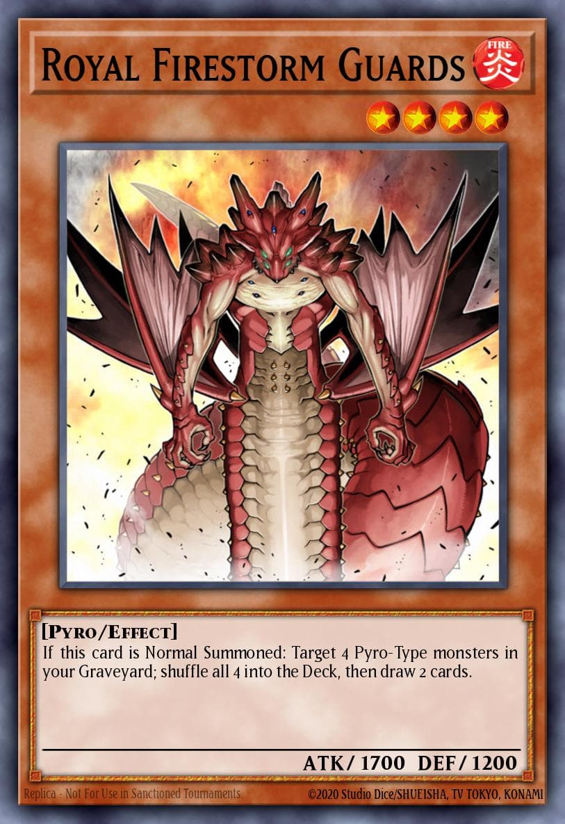 Carte Yu-Gi-Oh! Royal Firestorm Guards #034 — Battle Pack 3: Monster League