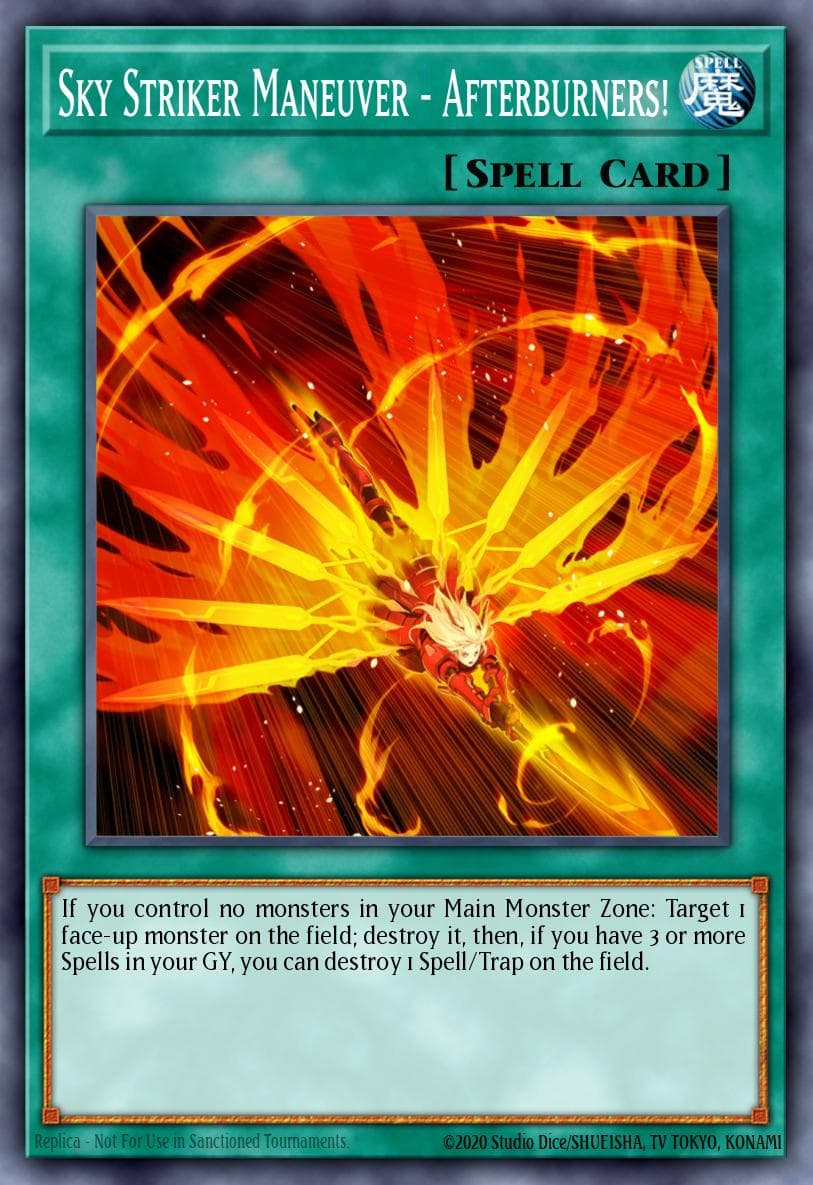 Carte Yu-Gi-Oh! Sky Striker Maneuver - Afterburners! #024 — Battles of Legend: Chapter 1
