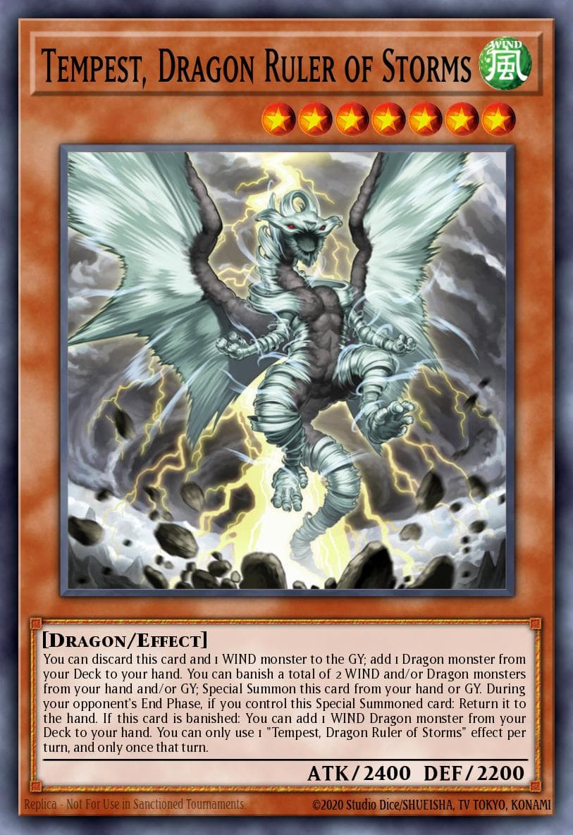 Carte Yu-Gi-Oh! Tempest, Dragon Ruler of Storms #120 — Battles of Legend: Monster Mayhem