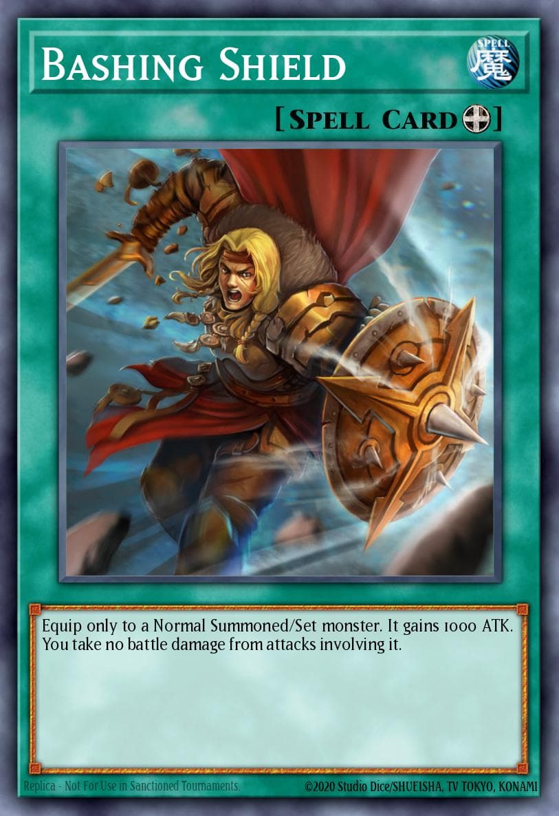 Carte Yu-Gi-Oh! Bashing Shield #186 — Battle Pack 3: Monster League