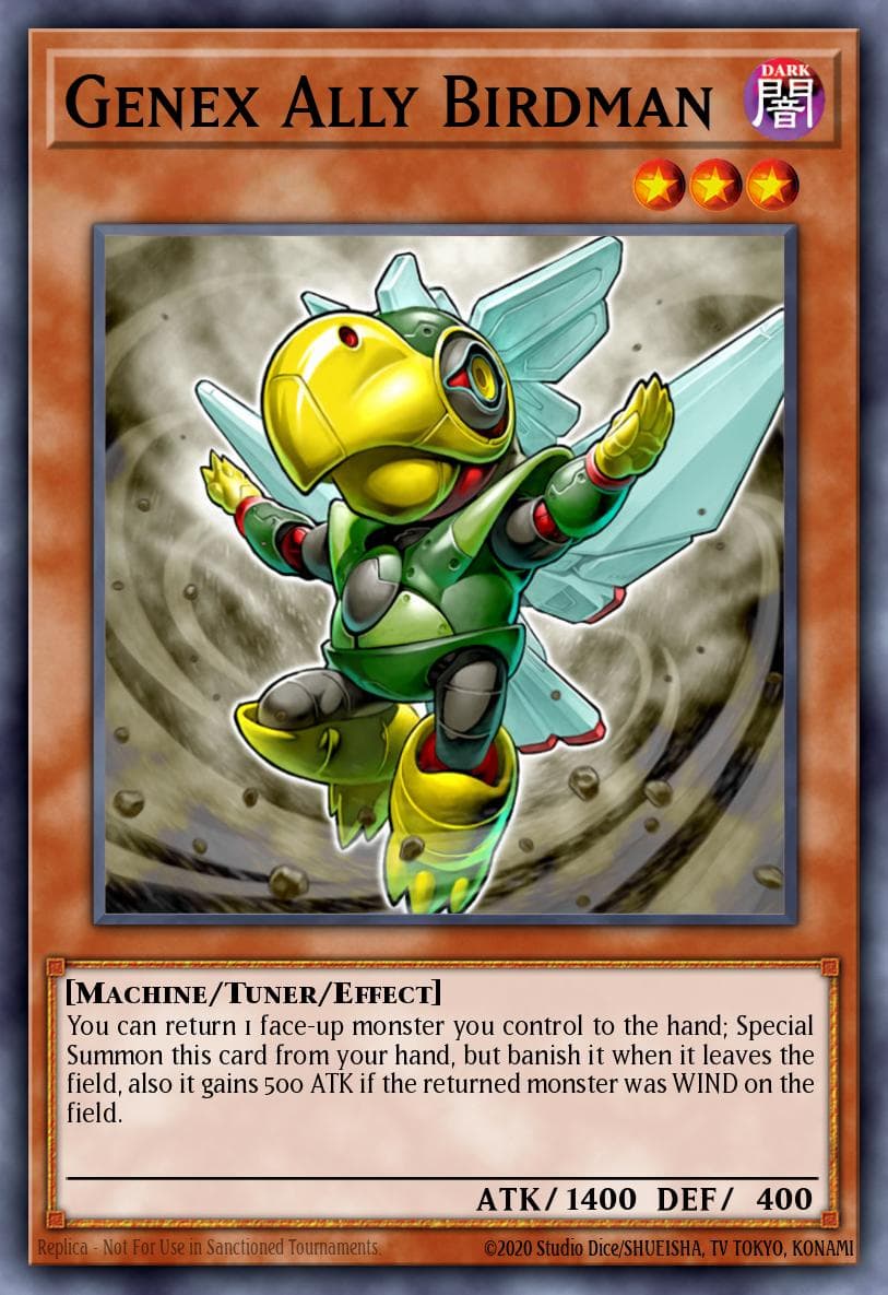 Carte Yu-Gi-Oh! Genex Ally Birdman #057 — Battles of Legend: Terminal Revenge