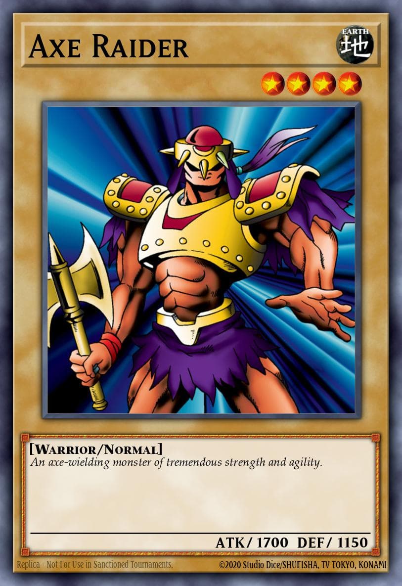 Carte Yu-Gi-Oh! Axe Raider #003 — Starter Deck: Yu-Gi-Oh! 5D's