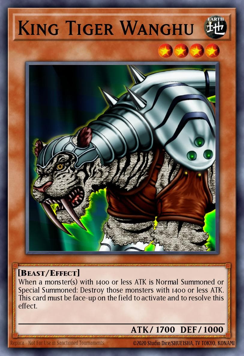 Carte Yu-Gi-Oh! King Tiger Wanghu #129 — Battle Pack: Epic Dawn
