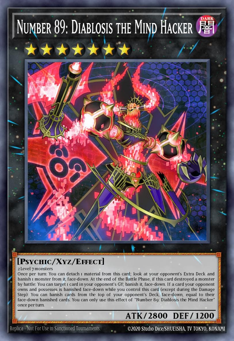 Carte Yu-Gi-Oh! Number 89: Diablosis the Mind Hacker #073 — Brothers of Legend