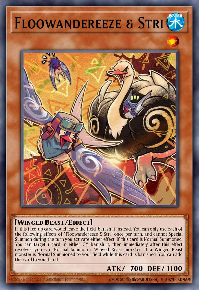 Carte Yu-Gi-Oh! Floowandereeze & Stri #015 — Burst of Destiny