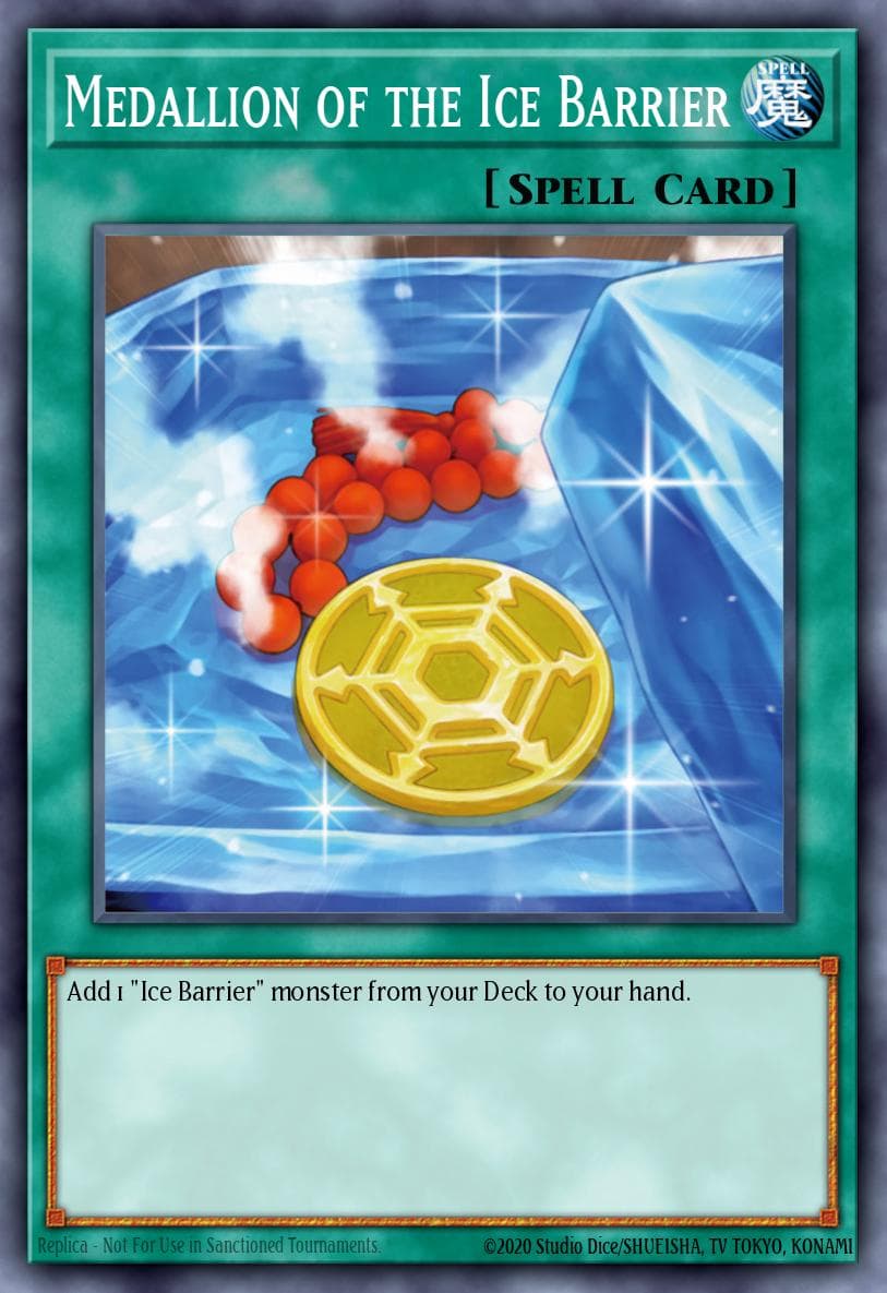 Carte Yu-Gi-Oh! Medallion of the Ice Barrier #097 — Battles of Legend: Terminal Revenge