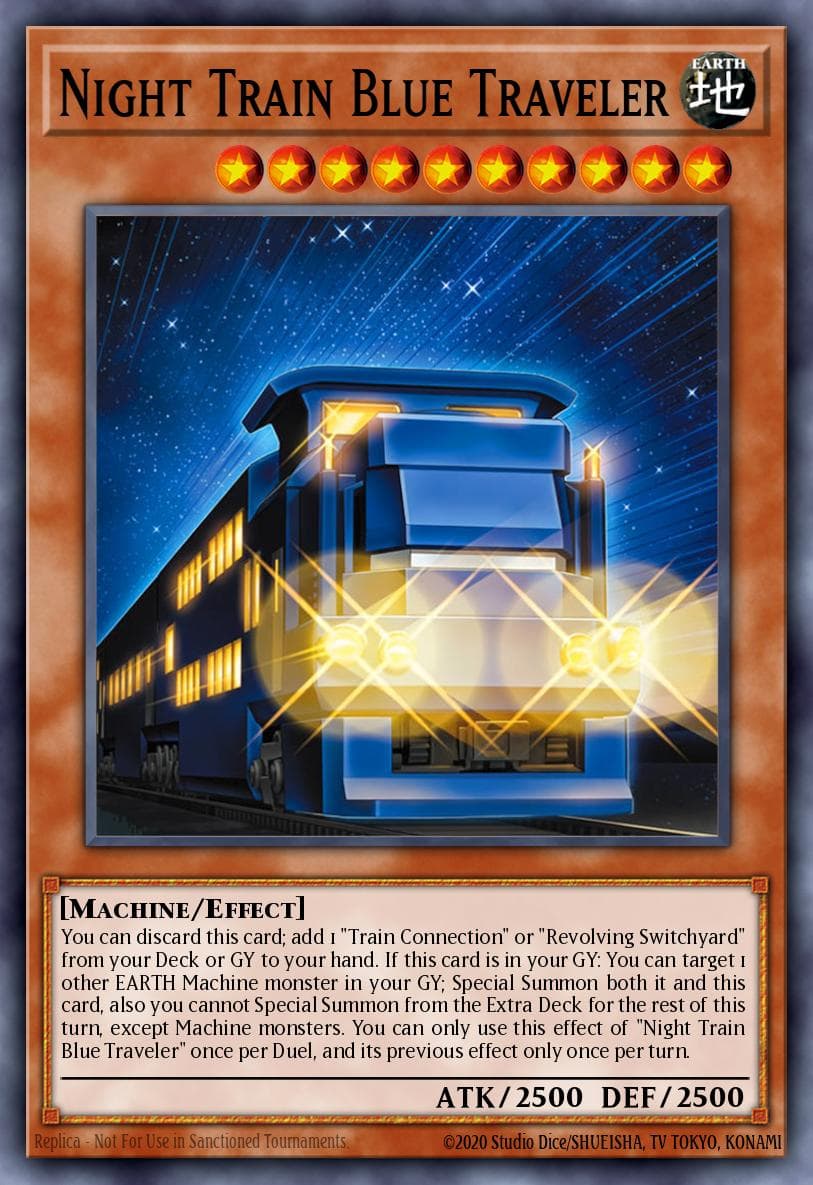 Carte Yu-Gi-Oh! Night Train Blue Traveler #007 — Blazing Dominion