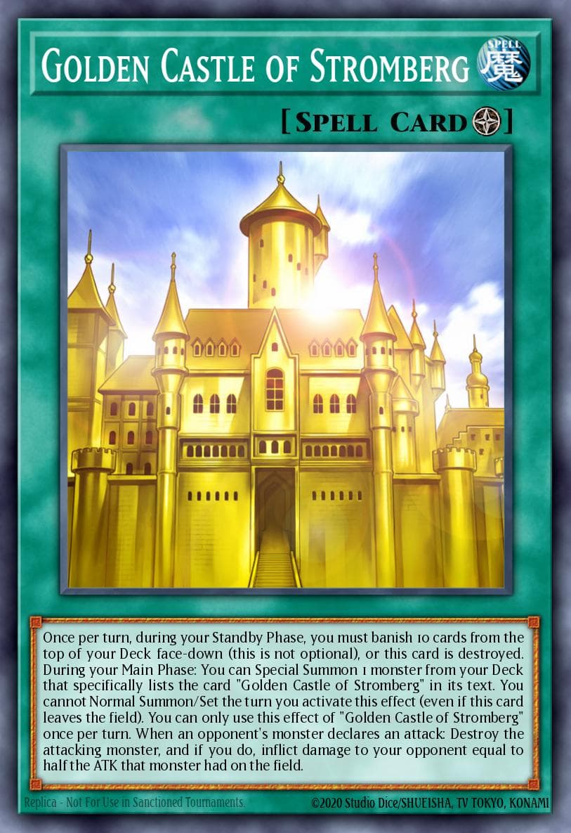 Carte Yu-Gi-Oh! Golden Castle of Stromberg #010 — Battles of Legend: Relentless Revenge