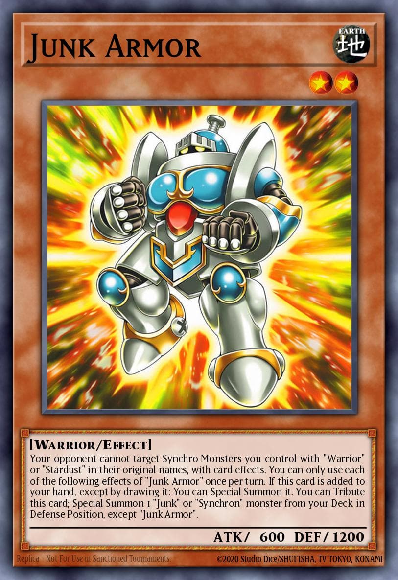 Carte Yu-Gi-Oh! Junk Armor #032 — Battles of Legend: Glorious Gallery