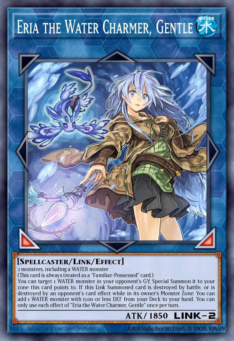 Carte Yu-Gi-Oh! Eria the Water Charmer, Gentle #042 — THE CHRONICLES DECK: Spirit Charmers (All-Foil Edition)