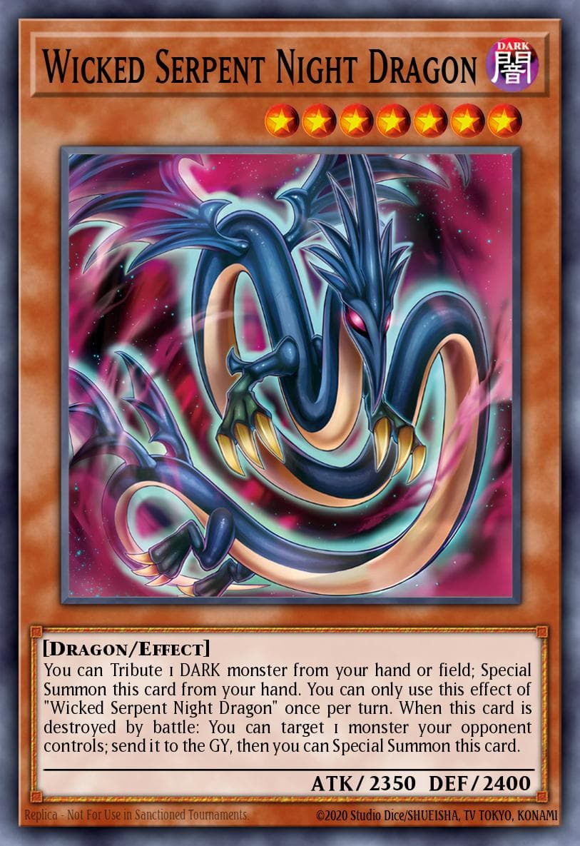 Carte Yu-Gi-Oh! Wicked Serpent Night Dragon #031 — Alliance Insight