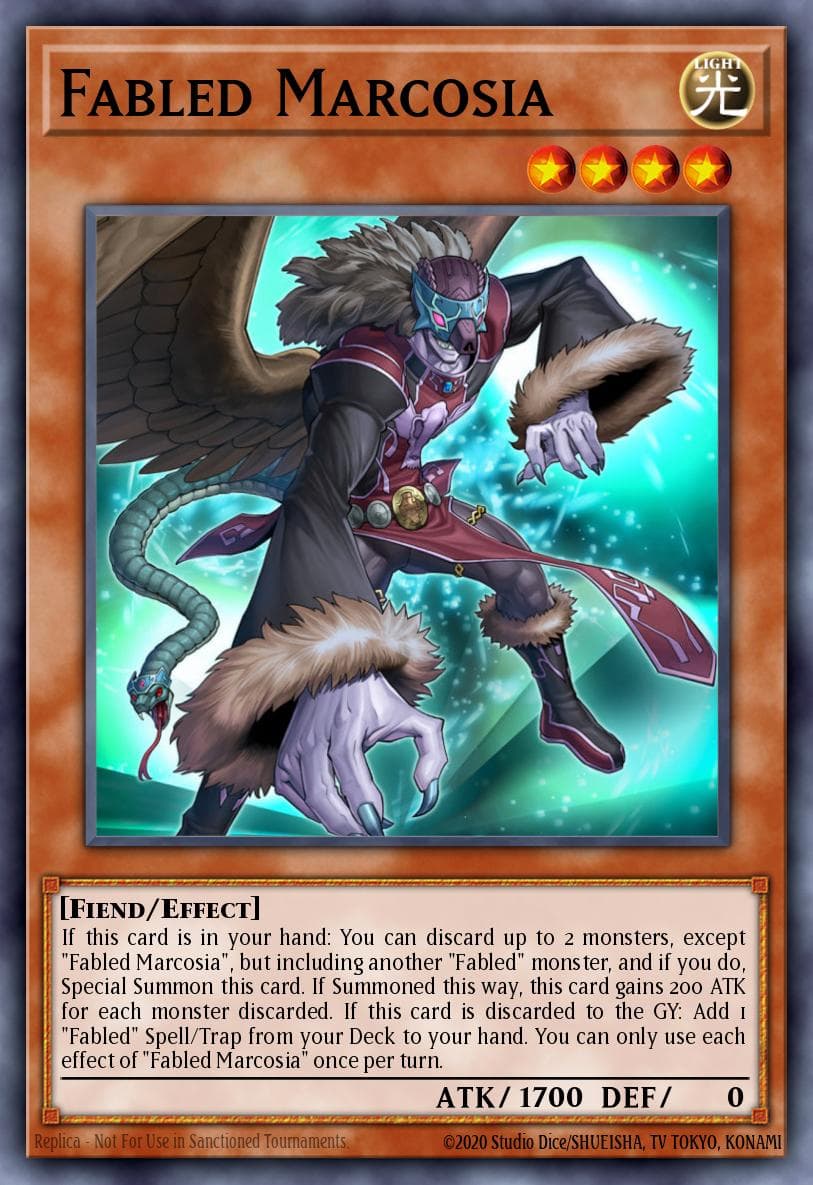 Carte Yu-Gi-Oh! Fabled Marcosia #018 — Blazing Vortex