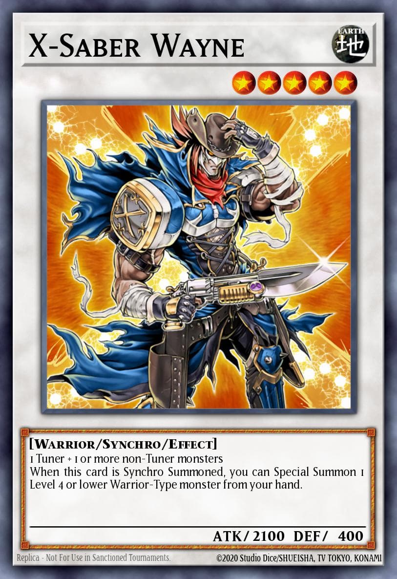 Carte Yu-Gi-Oh! X-Saber Wayne #042 — Starter Deck: Duelist Toolbox